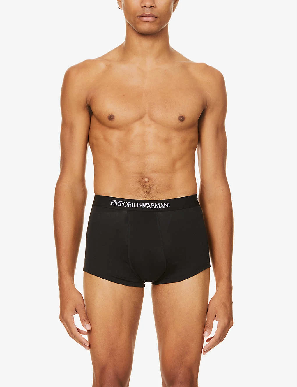 Emporio Armani Pack Of Three Cotton Trunks 6 Emporio Armani Pack Of Three Cotton Trunks - Image 4