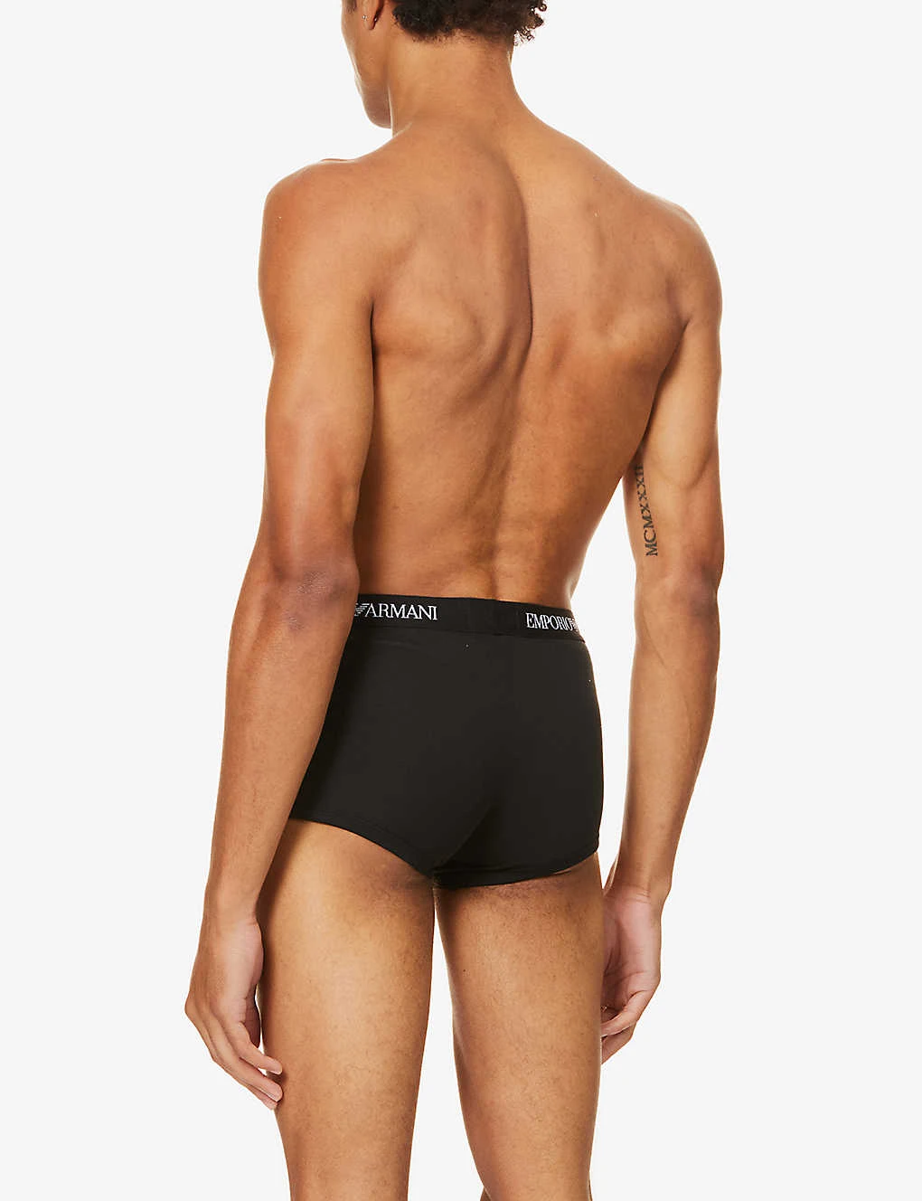 Emporio Armani Pack Of Three Cotton Trunks 7 Emporio Armani Pack Of Three Cotton Trunks - Image 5