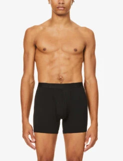 Alex Regular-fit Stretch-modal Trunks -Baker Klein Shop 102 89001966 8567ALEX001BLA BLACK ALT02