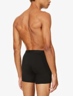 Alex Regular-fit Stretch-modal Trunks -Baker Klein Shop 102 89001966 8567ALEX001BLA BLACK ALT03