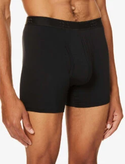 Alex Regular-fit Stretch-modal Trunks -Baker Klein Shop 102 89001966 8567ALEX001BLA BLACK ALT04