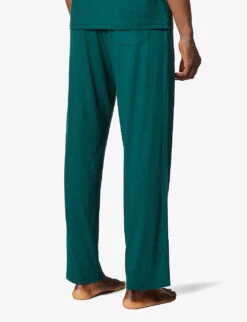 Basel Stretch-jersey Casual Trousers -Baker Klein Shop 1037 89001966 3558BASE003GRE FORESTGREEN ALT03