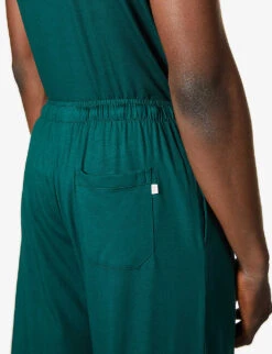 Basel Stretch-jersey Casual Trousers -Baker Klein Shop 1037 89001966 3558BASE003GRE FORESTGREEN ALT04