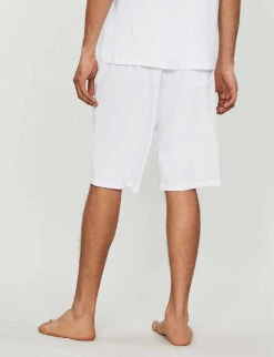 Basel Stretch-modal Shorts -Baker Klein Shop 107 89001966 3559SHORT WHITE ALT02