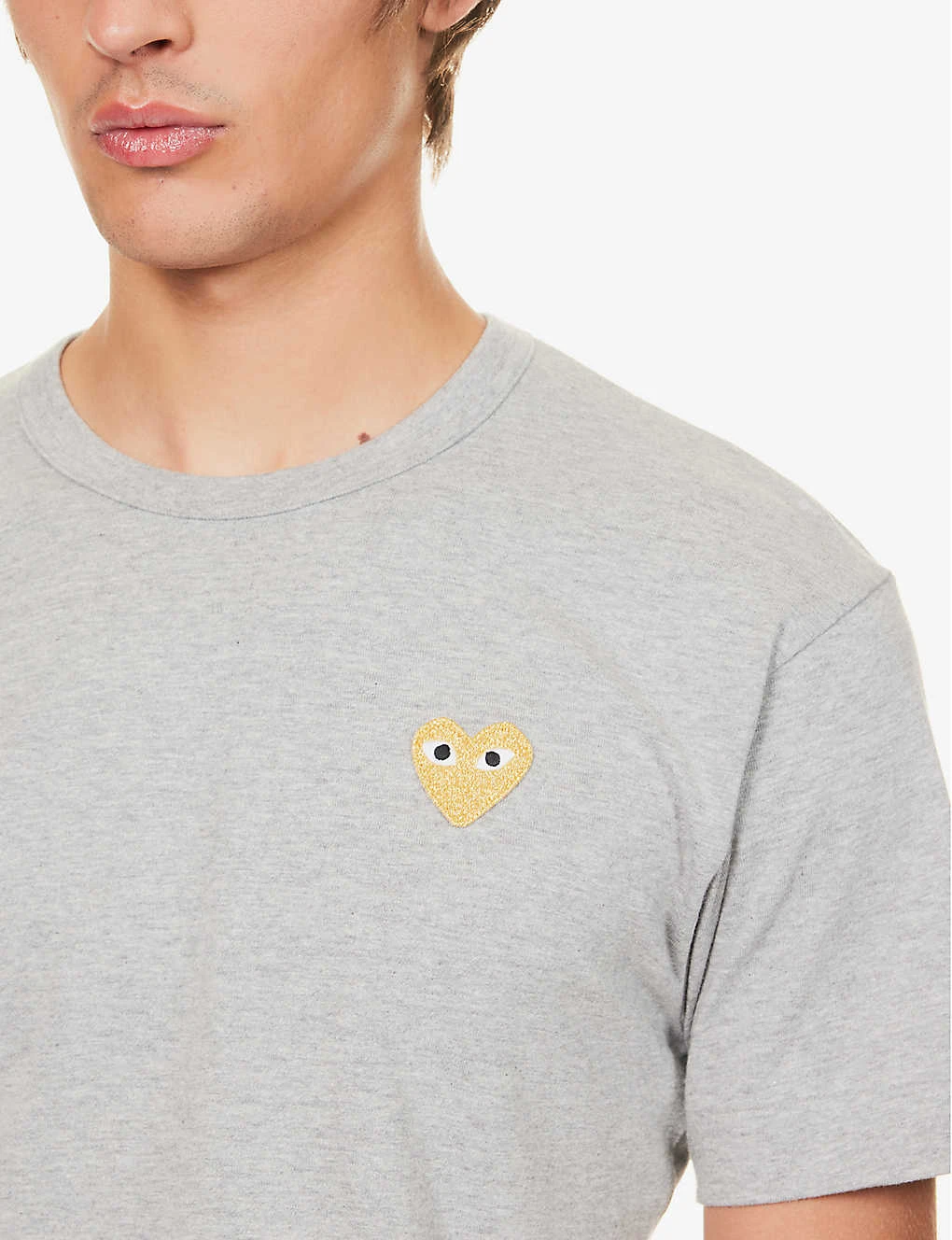 Comme Des Garçons Play Logo-embroidery Cotton-jersey T-shirt 7 Comme Des Garçons Play Logo-embroidery Cotton-jersey T-shirt - Image 6