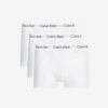 Calvin Klein Logo-detail Slim-fit Pack Of Three Stretch-cotton Trunks -Baker Klein Shop 431 3003262 0000U2664G100 WHITE M
