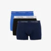 Calvin Klein Pack Of Three Modern Essentials Classic-fit Stretch-cotton Trunks 2 Calvin Klein Pack Of Three Modern Essentials Classic-fit Stretch-cotton Trunks -Baker Klein Shop 431 3003262 U2662G BLUEBLACKCOBALT M