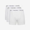 Calvin Klein Pack Of Three Cotton Stretch Classic-fit Stretch-cotton Trunks
