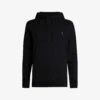 AllSaints Raven Logo-embroidered Cotton-fleece Hoody