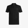 AllSaints Mode Wool Polo Shirt -Baker Klein Shop 948 10136 MK021N BLACK ALT10