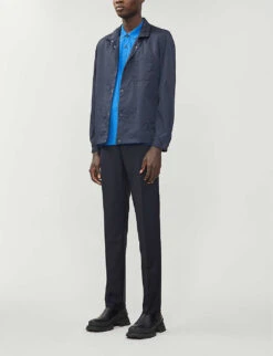 Boss Logo-embroidered Cotton-piqué Polo Shirt 9 Boss Logo-embroidered Cotton-piqué Polo Shirt -Baker Klein Shop R00004005 MEDIUMBLUE ALT01