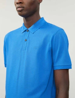 Boss Logo-embroidered Cotton-piqué Polo Shirt 11 Boss Logo-embroidered Cotton-piqué Polo Shirt -Baker Klein Shop R00004005 MEDIUMBLUE ALT04