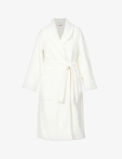 Étoile Self-tie Cotton-blend Robe