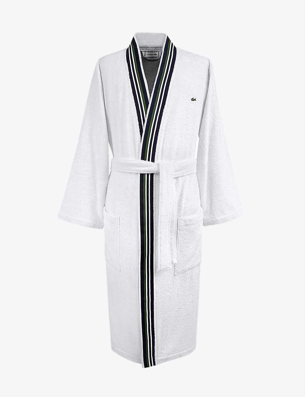 Lacoste Club Self-tie Organic Cotton Dressing Gown 3 Lacoste Club Self-tie Organic Cotton Dressing Gown