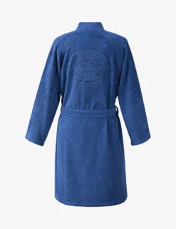 Lacoste Defile Organic Cotton Bathrobe 8 Lacoste Defile Organic Cotton Bathrobe -Baker Klein Shop R03745471 BLEU ALT02