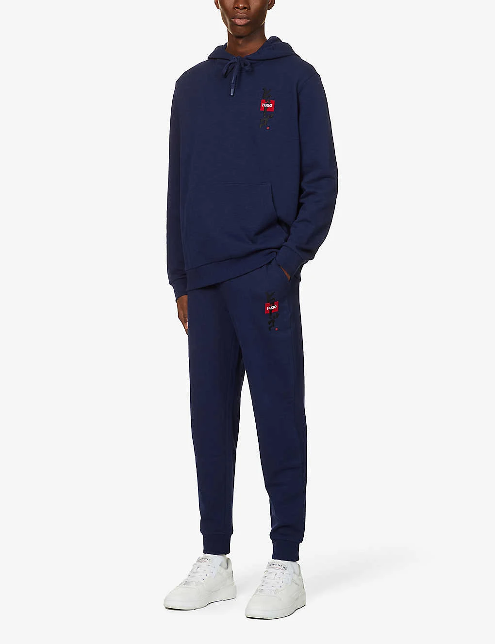 Hugo Japanese-ideogram Cotton-jersey Hoody 4 Hugo Japanese-ideogram Cotton-jersey Hoody - Image 2