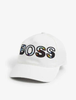 Boss Brand-embroidered Cotton-canvas Cap