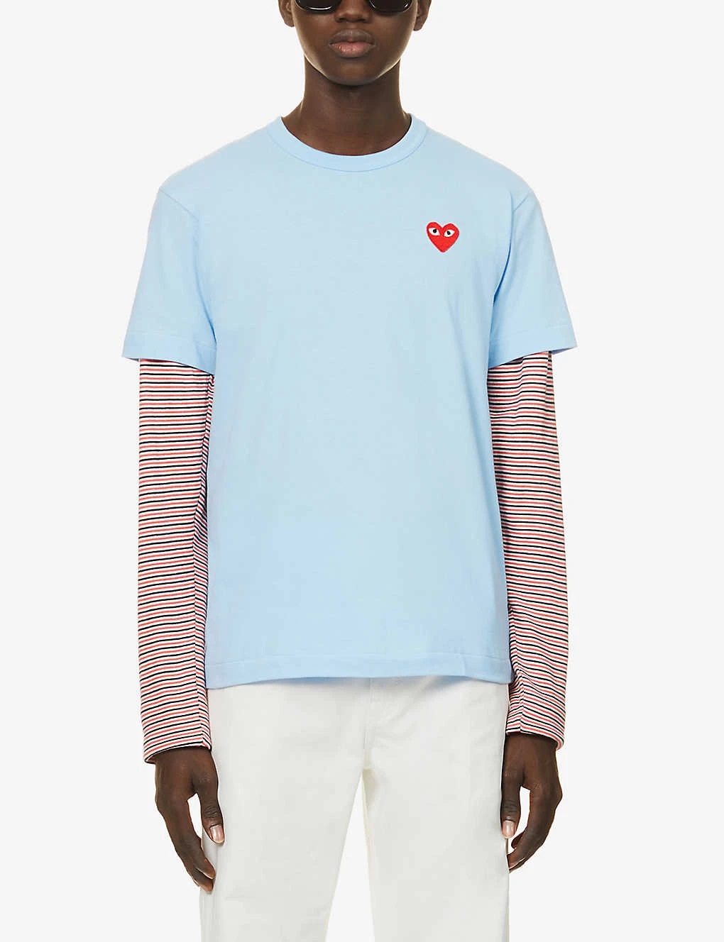 Comme Des Garçons Play Heart Cotton-jersey T-shirt 5 Comme Des Garçons Play Heart Cotton-jersey T-shirt - Image 3