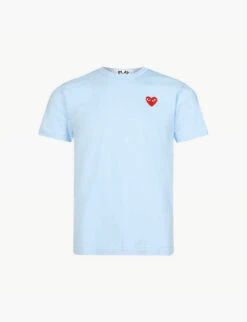 Comme Des Garçons Play Heart Cotton-jersey T-shirt