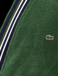 Lacoste Club Kimono-style Organic Terry Cotton Bathrobe -Baker Klein Shop R03818355 VERT ALT03