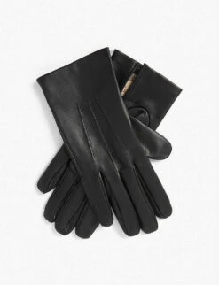 Hand-stitched Silk-lined Leather Gloves