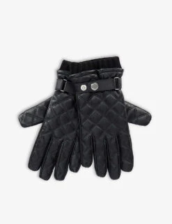 Quilted Leather Gloves