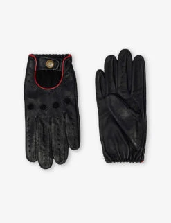 Silverstone Touchscreen Leather Driving Gloves