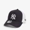 NEW ERA New York Yankees Cotton And Mesh Trucker Cap -Baker Klein Shop R03831176 BLACKWHITE M