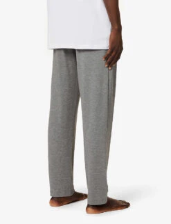 HANRO Relaxed-fit Straight-leg Stretch-woven Jogging Bottoms -Baker Klein Shop R03868106 STONEMELANGE ALT03