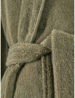 Kenzo Safari Logo-embroidered Cotton-towelling Bathrobe -Baker Klein Shop R03920852 SAFARI ALT02