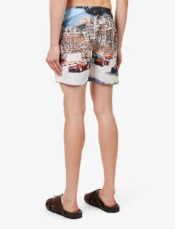 ORLEBAR BROWN Bulldog Photo-printed Swim Shorts -Baker Klein Shop R03935145 STARTYOURENGINES ALT03