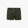 Mid-rise Stretch-cotton Boxer Trunks -Baker Klein Shop R03984241 ARMYGREEN M