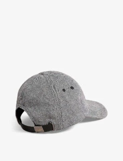 Ted Baker Rayyss Tweed-woven Baseball Cap 7 Ted Baker Rayyss Tweed-woven Baseball Cap -Baker Klein Shop R03997350 GREY ALT02