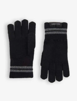 Canada Goose Barrier Logo-tab Wool Gloves