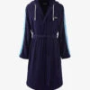 Lacoste LActive Hooded Organic Cotton-jersey Bath Robe 1 Lacoste LActive Hooded Organic Cotton-jersey Bath Robe -Baker Klein Shop R04004039 MARINE M