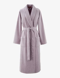 Alizee Shawl-collar Terry-cotton Bathrobe
