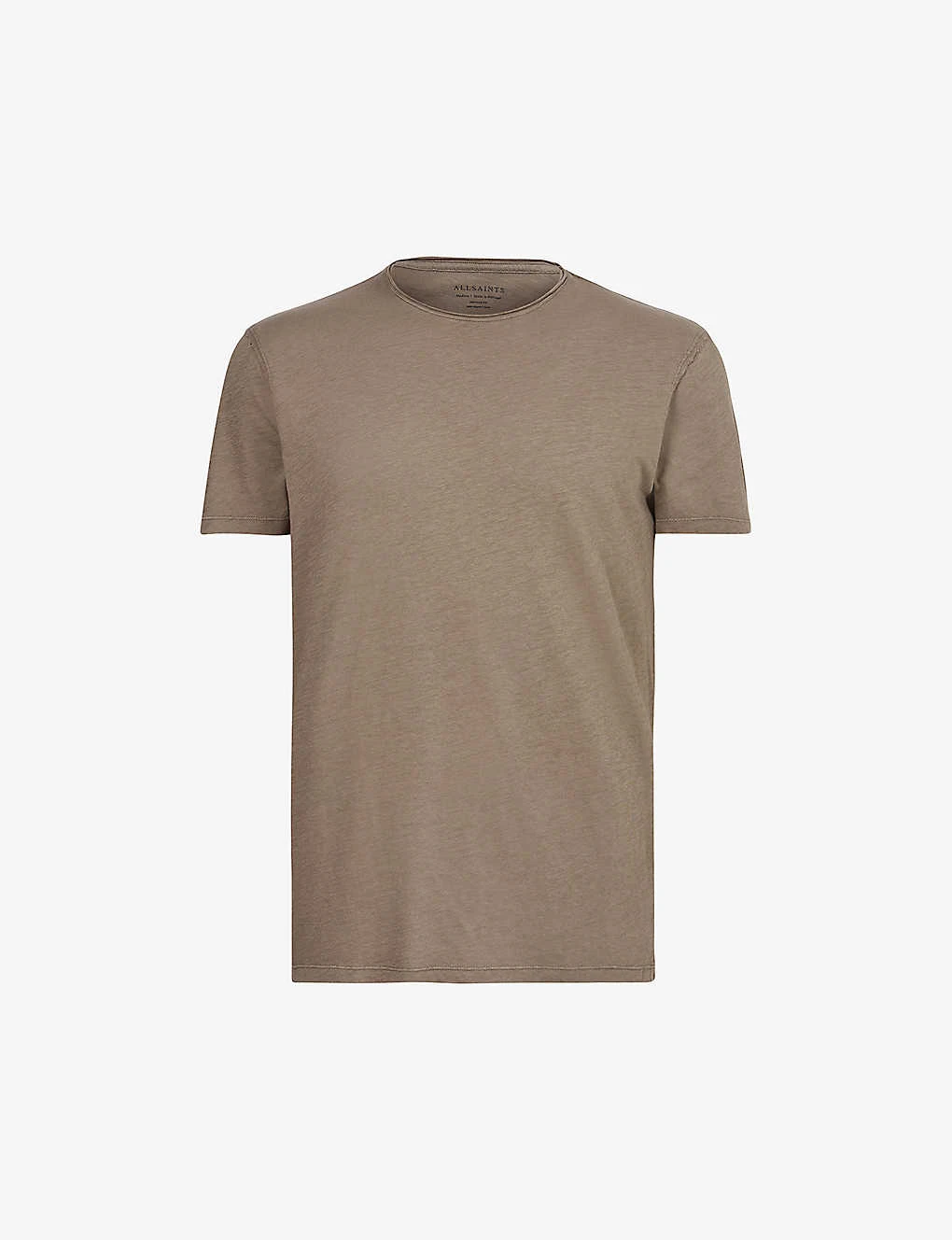 AllSaints Figure Raw-edged Organic-cotton T-shirt 3 AllSaints Figure Raw-edged Organic-cotton T-shirt