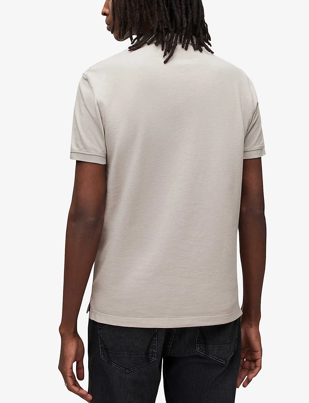 AllSaints Reform Brand-embroidered Organic-cotton Polo Shirt 6 AllSaints Reform Brand-embroidered Organic-cotton Polo Shirt - Image 4