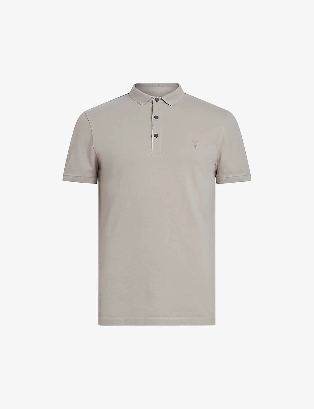 AllSaints Reform Brand-embroidered Organic-cotton Polo Shirt 3 AllSaints Reform Brand-embroidered Organic-cotton Polo Shirt