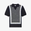 Reiss Kennington Slim-fit Cotton-knit Polo Shirt -Baker Klein Shop R04068247 NAVY M