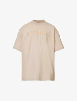 Fear Of God Eternal Brand-print Oversized-fit Cotton-jersey T-shirt