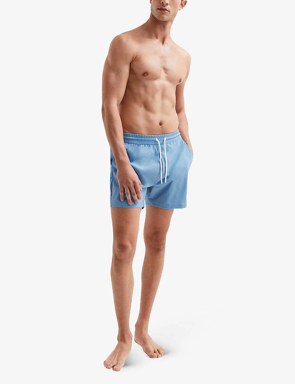 Reiss Beach Elasticated-waist Stretch-woven Swim Shorts 4 Reiss Beach Elasticated-waist Stretch-woven Swim Shorts - Image 2