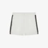 Reiss Jesse Elasticated-waist Side-stripe Stretch-woven Swim Shorts -Baker Klein Shop R04080321 WHITE M