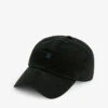 Acne Studios Cunov Logo-patch Cotton Baseball Cap -Baker Klein Shop R04080888 BLACK M