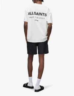 AllSaints Logo-print Swim Shorts 10 AllSaints Logo-print Swim Shorts -Baker Klein Shop R04081346 JETBLACK ALT03