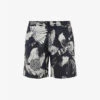 AllSaints Frequency Floral-print Regular-fit Swim Shorts -Baker Klein Shop R04082484 WSHBLKECRU M