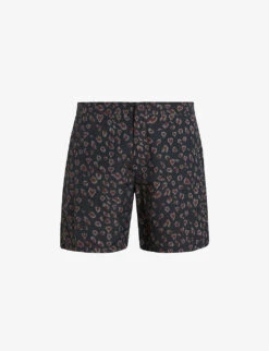 AllSaints Romantik Leopard-print Recycled-polyamide Swim Trunks