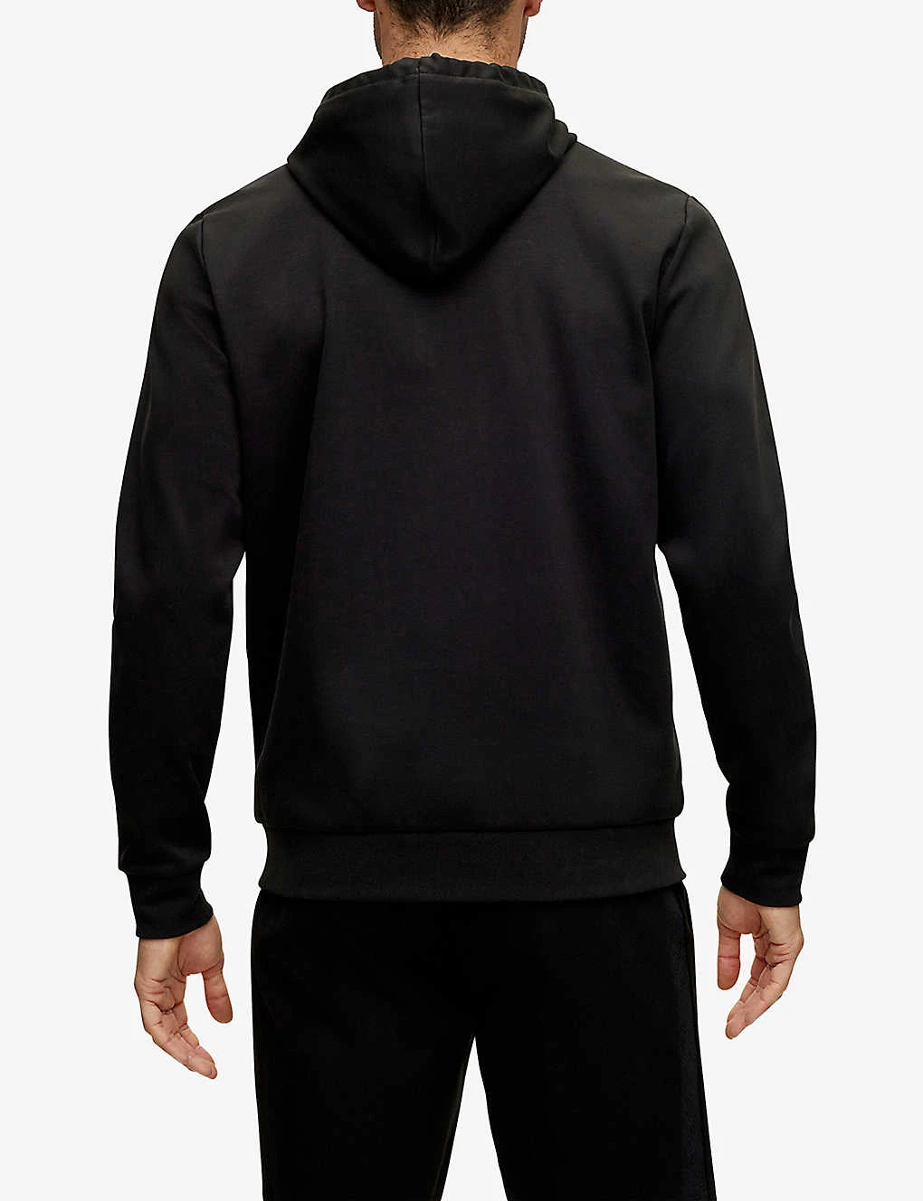 Boss Logo-print Relaxed-fit Cotton-blend Hoody 6 Boss Logo-print Relaxed-fit Cotton-blend Hoody - Image 4