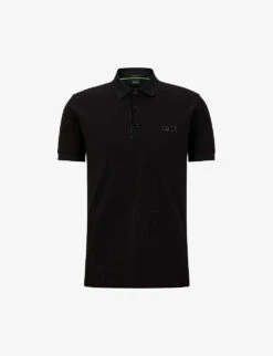 Athleisure Logo-embossed Cotton Polo Shirt