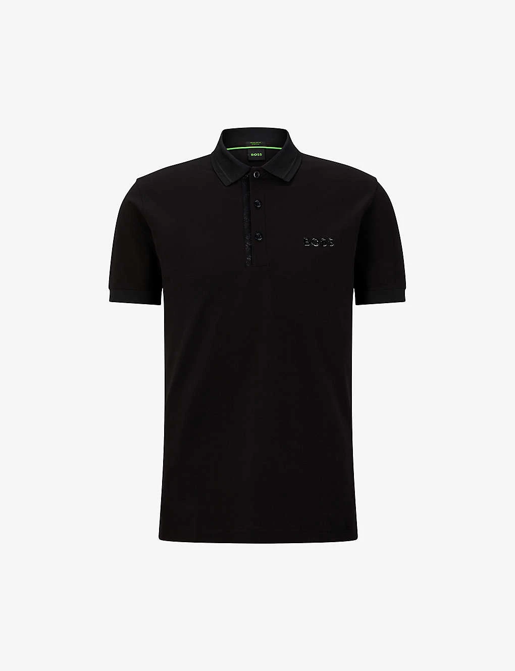 Athleisure Logo-embossed Cotton Polo Shirt 3 Athleisure Logo-embossed Cotton Polo Shirt